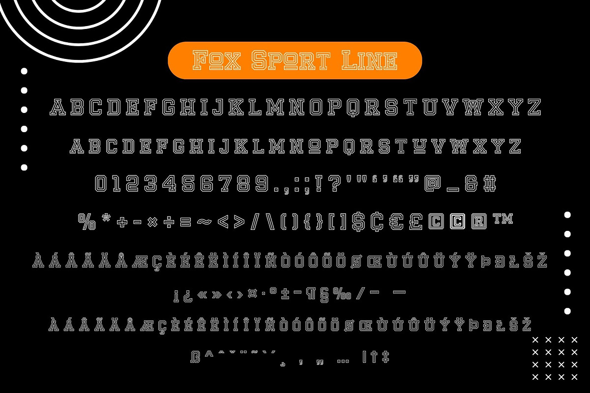 Fox Sport 6 Fonts Style, a Slab Serif Font by Fox7 By Rattana (Photo 9 of 12)