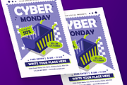 Cyber Monday Flyer, a Flyer Template by MMPixelCraft (Thumbnail 2 of 6)