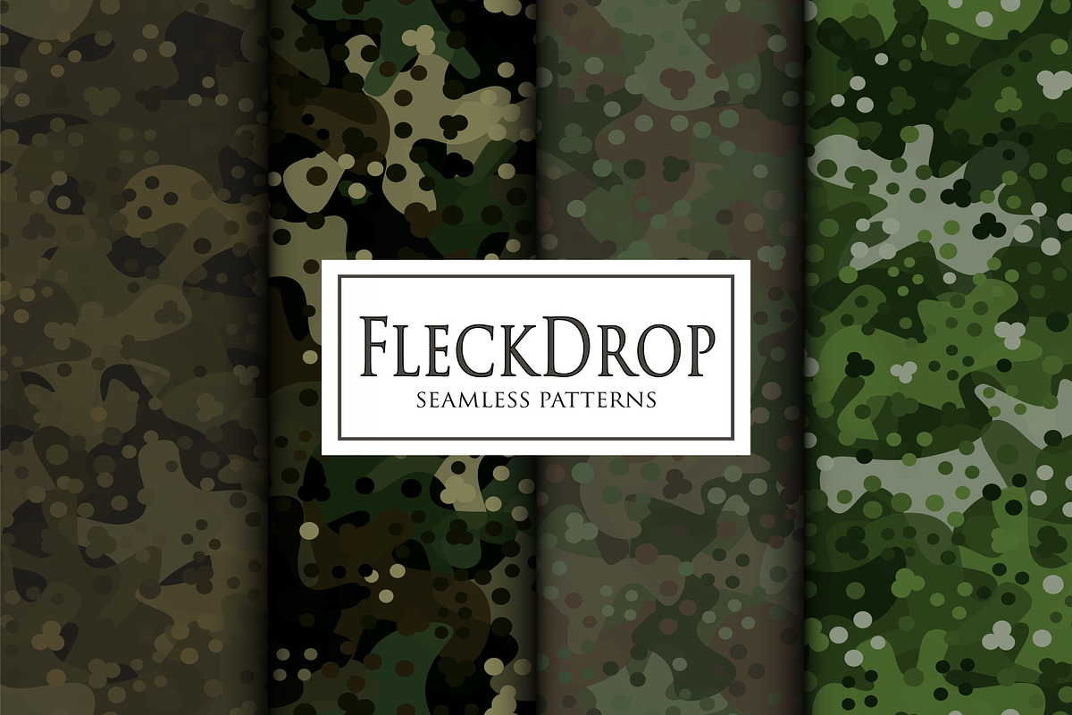 Fleck drop style seamless camouflage, a Pattern Graphic by ArchonDigitalShop (Photo 5 of 7)