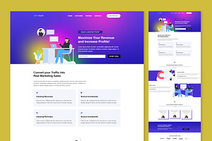 Virtual Saas Landing Page