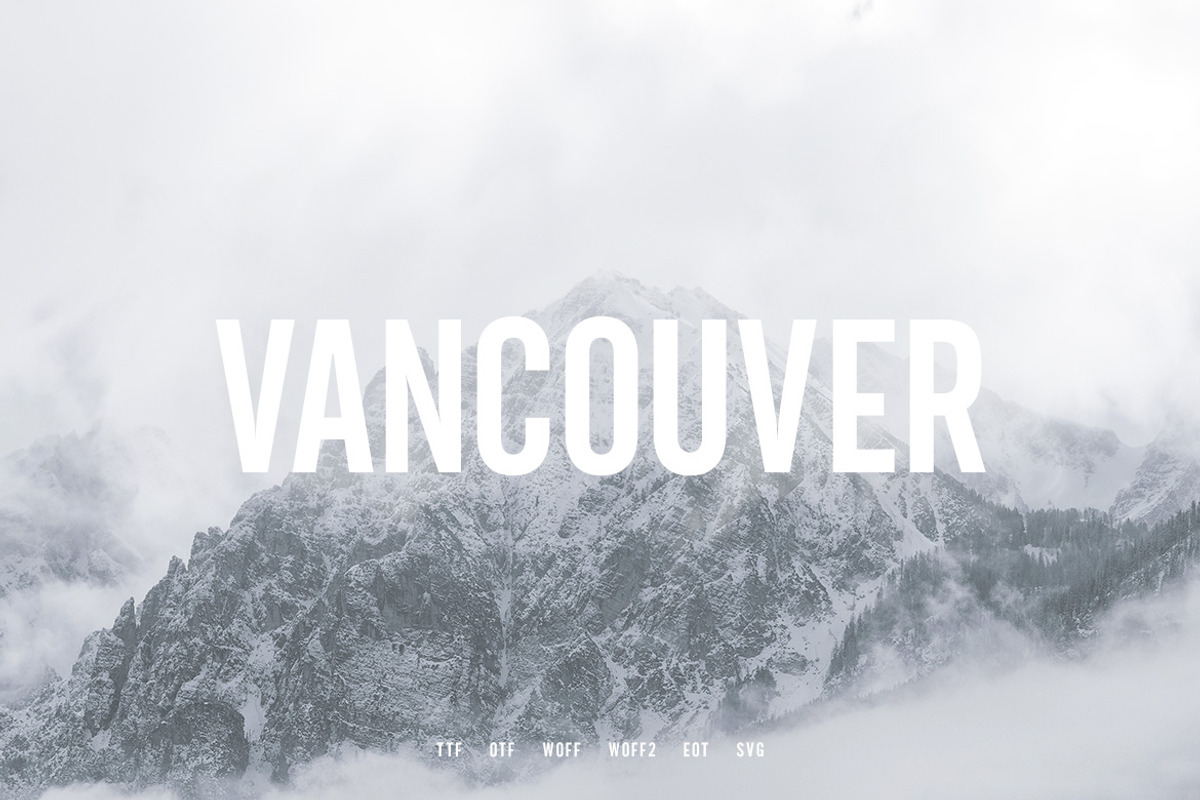 Vancouver - Gothic Typeface preview 2