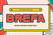 Brefa, a Sans Serif Font by twinstd (Thumbnail 1 of 12)
