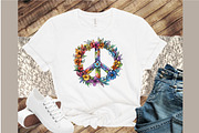 Watercolor Hippie Bundle Clipart, an Illustration by Sublimation Artist (Thumbnail 4 of 6)
