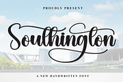 Southington | Script Font, a Handwritten Font by Scratchones (Thumbnail 1 of 9)