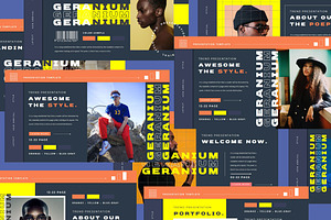 GERANIUM Google Slide Template