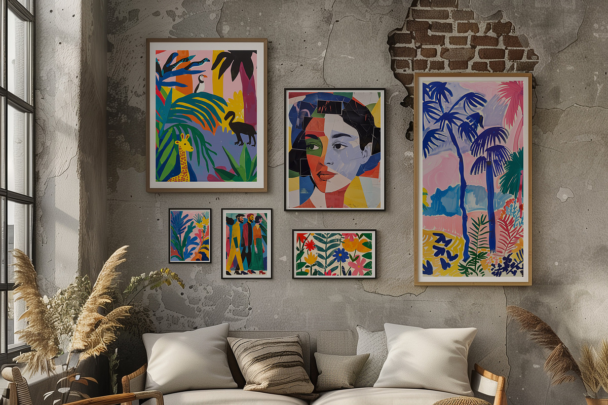 Poster gallery. Matisse 91, a Decorative Illustration by Chikovnaya (Photo 6 of 16)