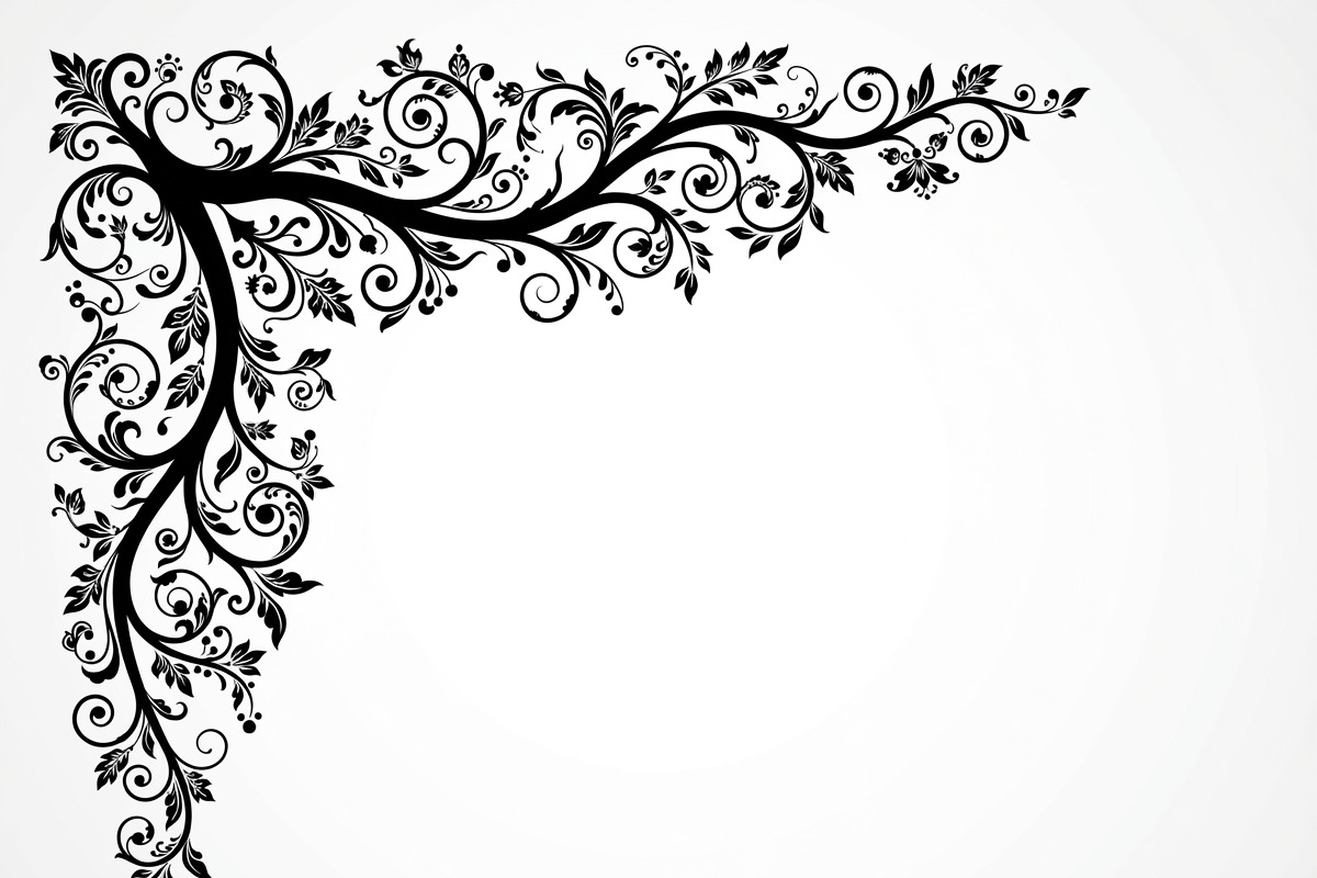 50 Tree Branch Corner Silhouette, a Decorative Illustration by Amazin_art (Photo 20 of 25)
