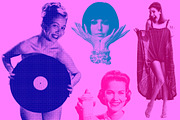 Halftone Retro Ladies, an Object Graphic by Offset (Thumbnail 13 of 13)
