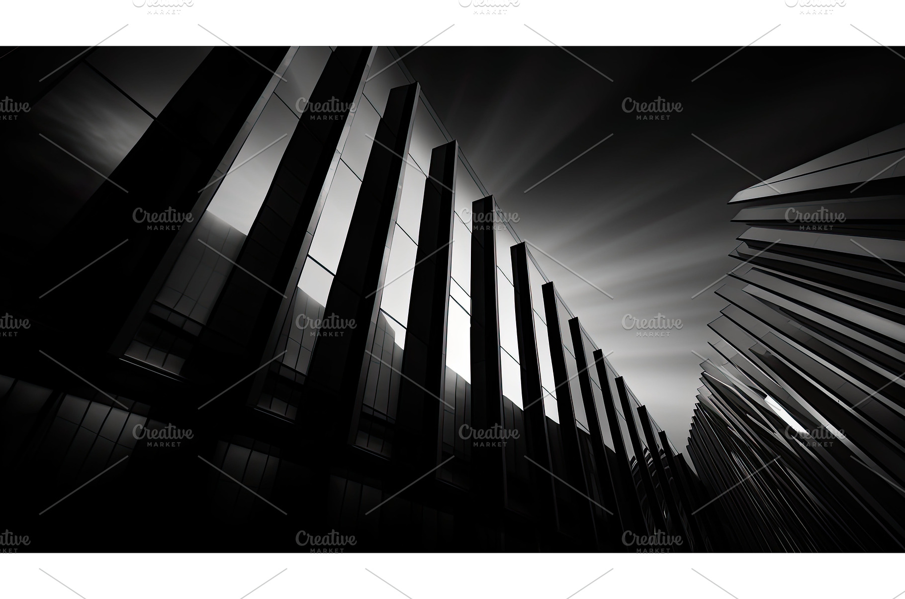 architecture black white building ai, an Architecture Photo by pikepicture