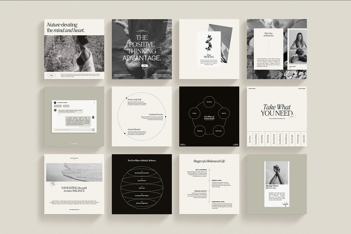 Holistic Coach Instagram Kit, a Social Media Template by Wildnun Studio (Photo 8 of 12)