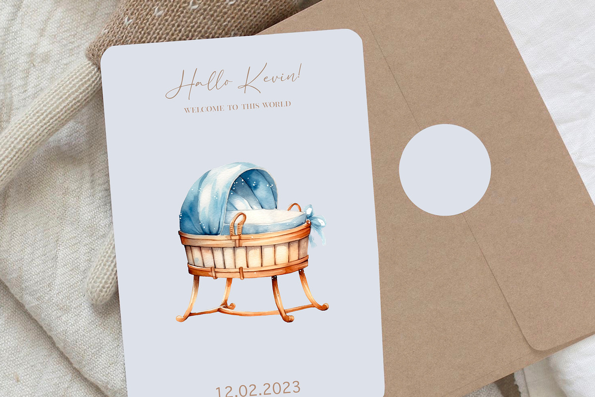 My Happiness, Big watercolor clipart, a Decorative Illustration by Hello My Print (Photo 3 of 12)