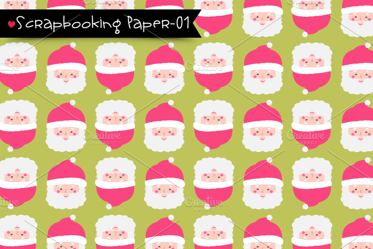 Pack Santa Claus, a Texture Illustration by himoki (Photo 3 of 5)