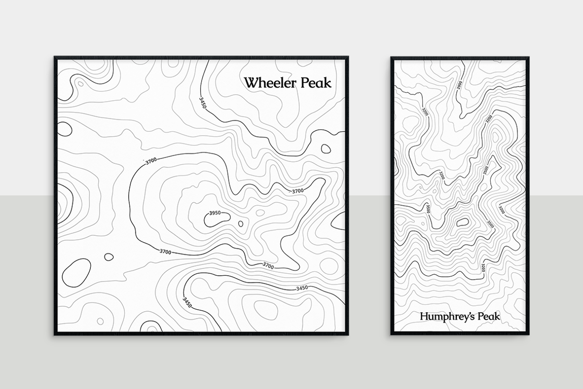 Contour Mapping II - North America, a Pattern Graphic by Hello Mart (Photo 8 of 15)