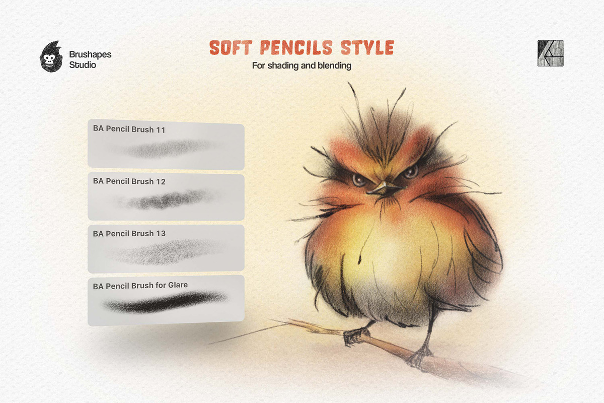 Pencil Party Affinity Brushes, a Brushes & More by brushapes.com (Photo 8 of 10)