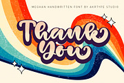 Meghan Smooth Handwritten Font, a Handwritten Font by akrtype (Thumbnail 7 of 7)