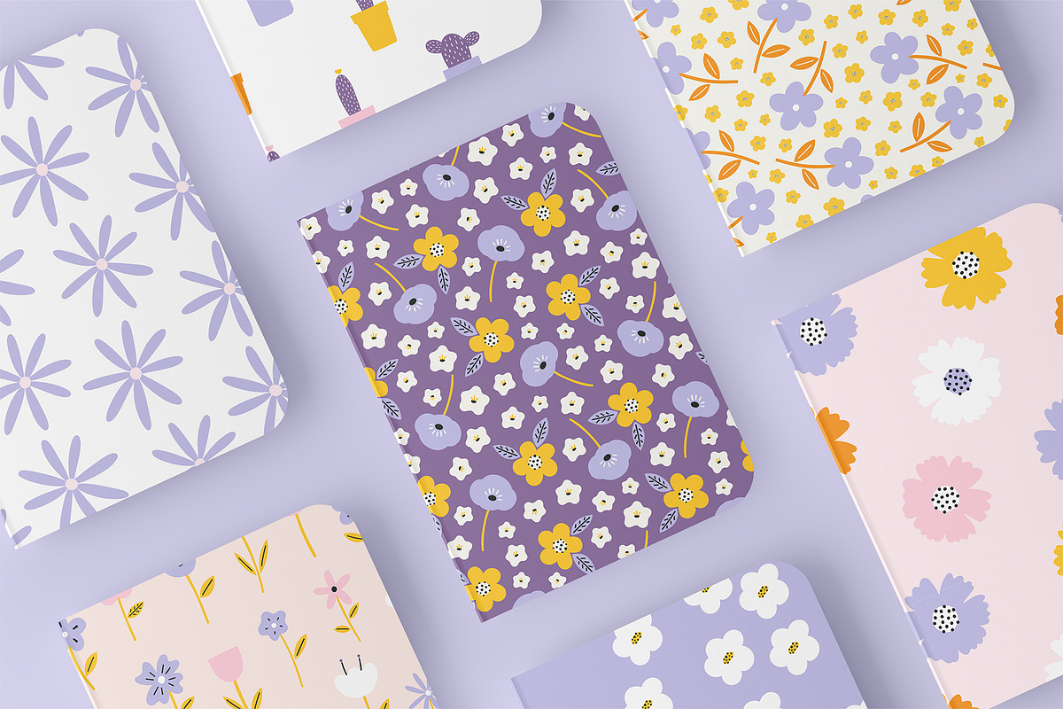 Spring Garden - Patterns and Clipart, an Illustration by Nova Studio (Photo 6 of 12)