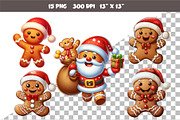 Gingerbread man Cartoon. Clipart,PNG, an Animal Illustration by KENO Mascots (Thumbnail 2 of 8)