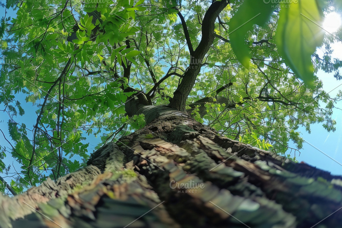 98 Trees view from below, a Nature Photo by Handmadefont (Photo 37 of 98)