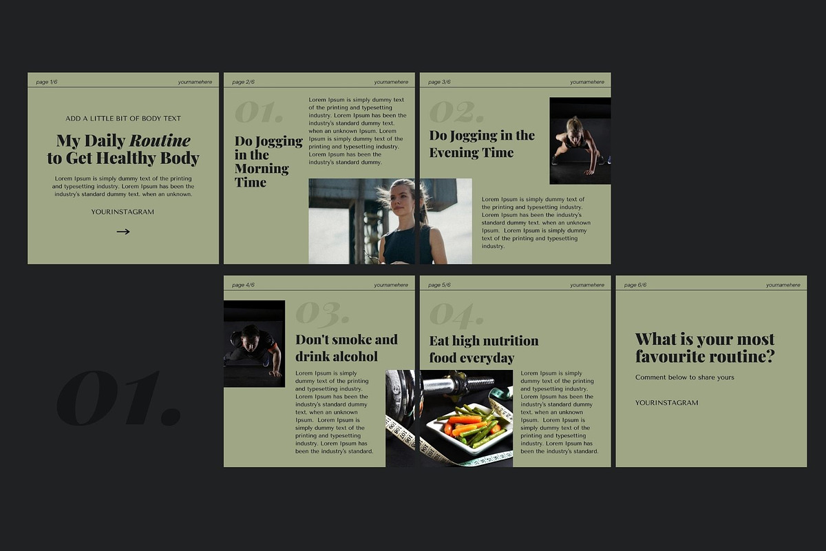 Instagram Carousel Vol. 5 | CANVA, a Social Media Template by bonadigitals (Photo 3 of 7)