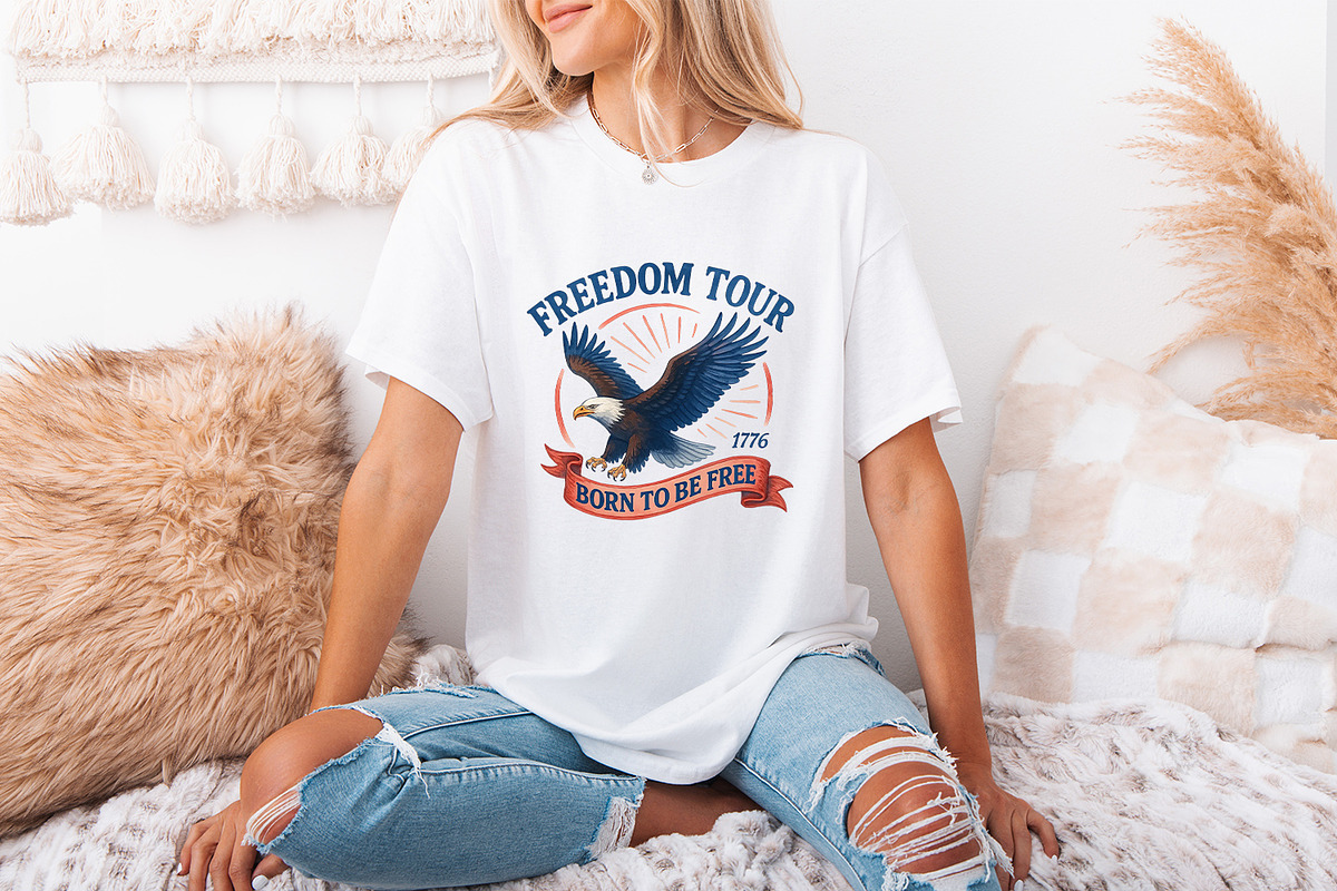 Retro 4th of July PNG, America PNG,, an Illustration by SharpMarketplace (Photo 2 of 9)