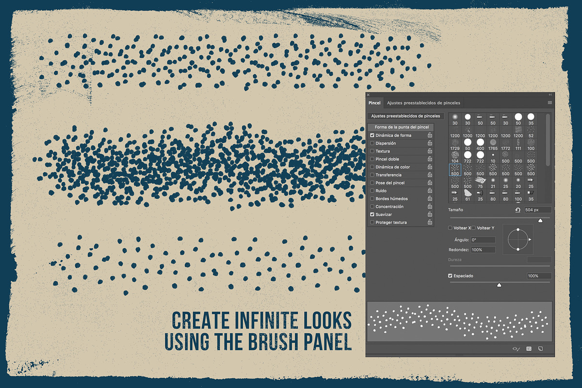 The Stipple Brushes Kit, a Brush Add-On by Mixergraph (Photo 6 of 6)
