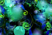 splash color flower backgrounds, a Pattern Graphic by AAN Seamless Shop (Thumbnail 3 of 4)
