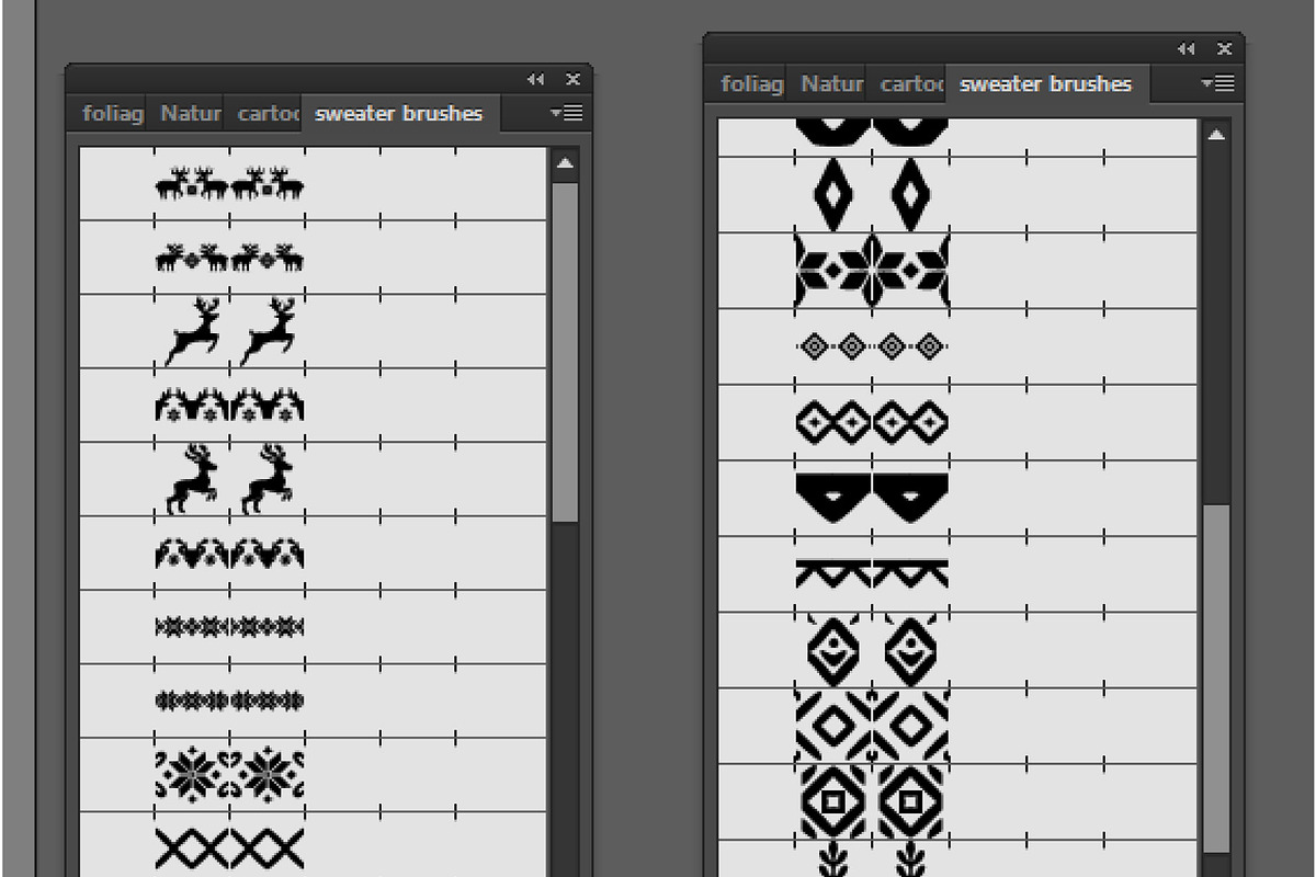Folk Sweater Brushes for Illustrator, a Brush Add-On by SHMEL_Studio (Photo 4 of 5)