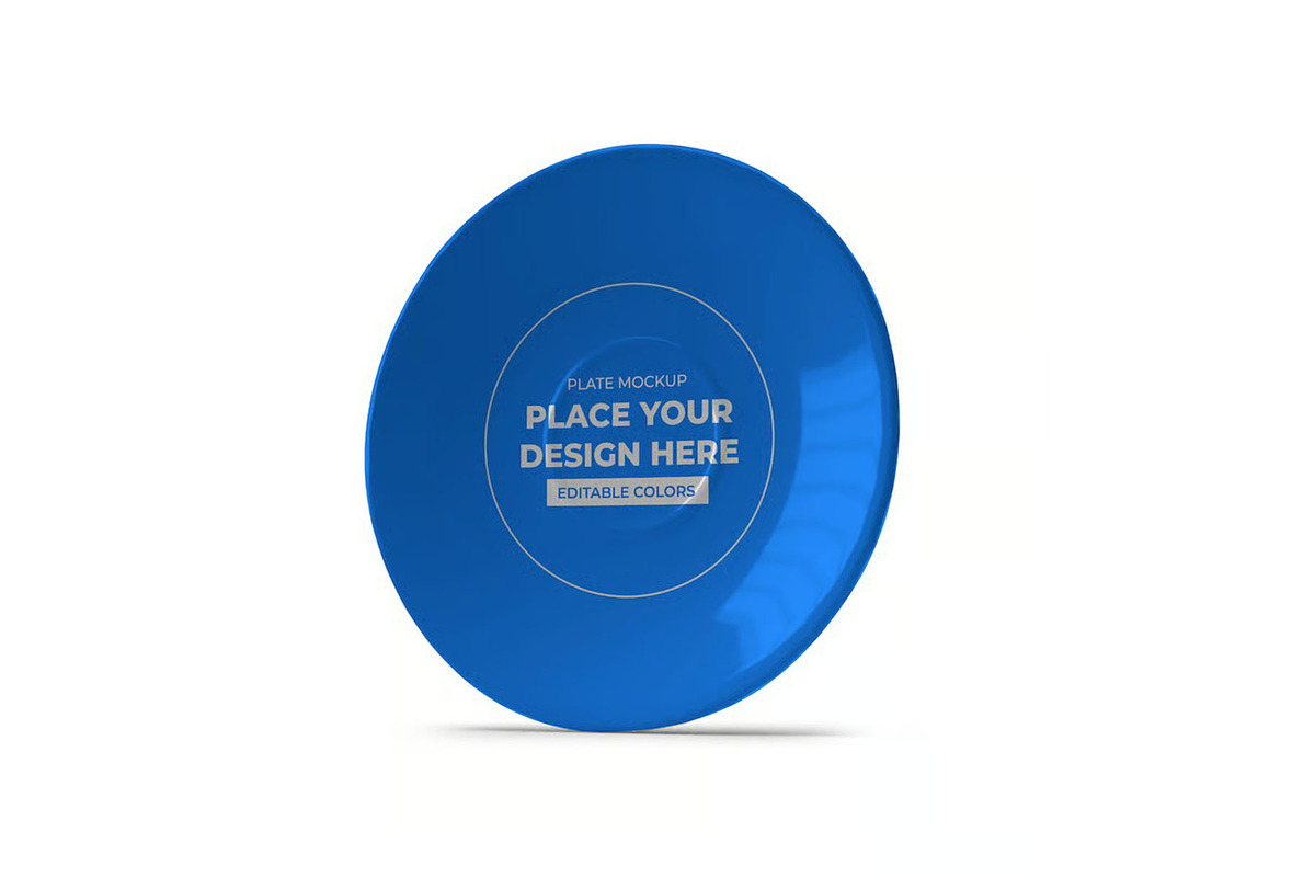 Plate Dish Mockup Template Set, a Household Mockup by DesignRushMarket (Photo 8 of 11)