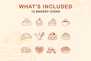 Bakery & Pastry Doodle Set, a Food Illustration by OREHOVKA (Thumbnail 2 of 4)