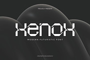 Xenox - Futuristic Font, a Font by Flawless And Co (Thumbnail 1 of 10)