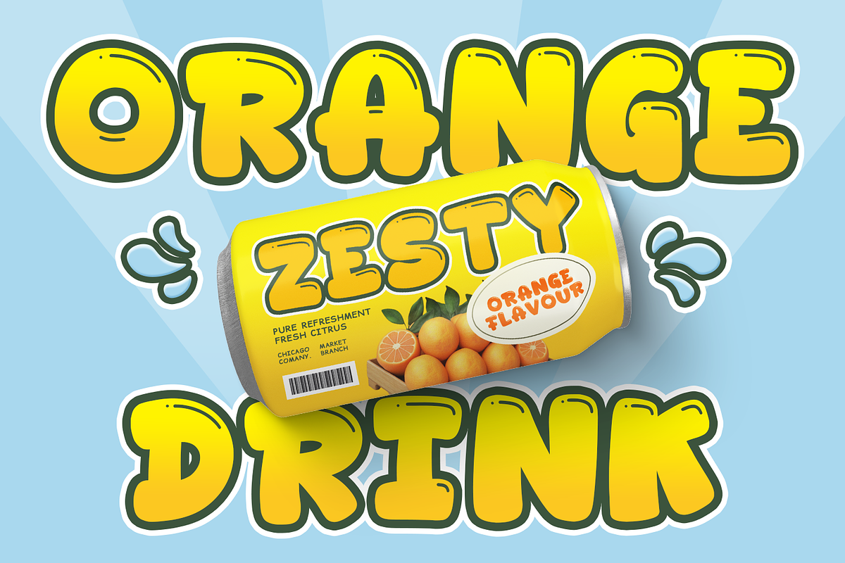 Mango Ice - Food Font, a Handwritten Font by Mozatype (Photo 6 of 8)
