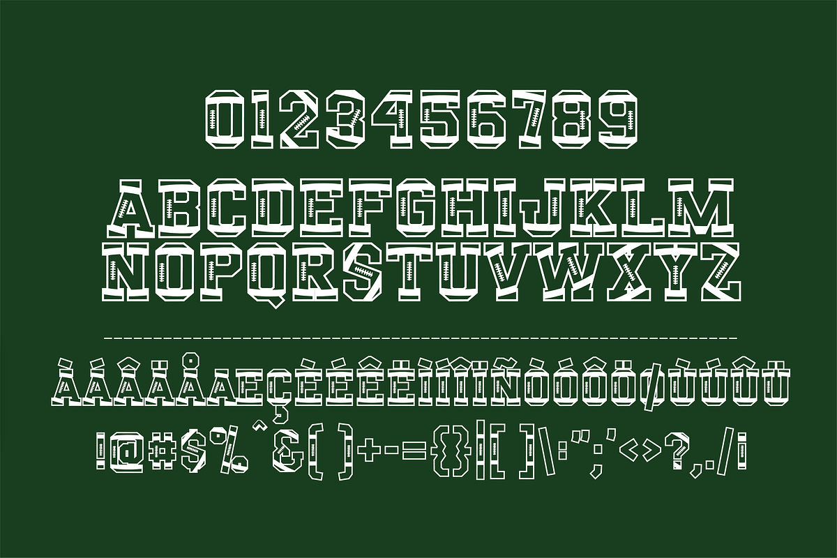 End Zone, a Serif Font by Kitaleigh (Photo 2 of 2)