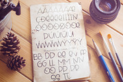 Cheesy Enchilada Font Duo, a Handwritten Font by Groovy Fonts by Mindy (Thumbnail 3 of 8)