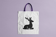 Minimalist Resting Deer Logo, a Branding & Logo Template by Vectorium Studio (Thumbnail 2 of 2)