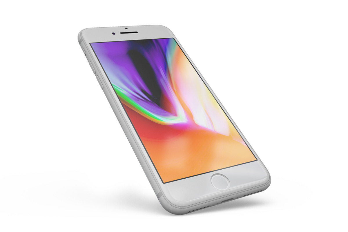 iPhone 8 App Skin MockUp, an iPhone Mockup by PixelMockup (Photo 8 of 17)