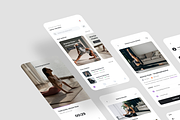 Lotus - Yoga App UI Kit, an UI Kit Template by iDoodle Studio (Thumbnail 3 of 4)
