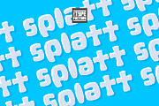 Splatt! a fat, splattered fun font, a Sans Serif Font by Little Type Factory (Thumbnail 4 of 11)