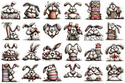 Peeking Easter Bunny Clipart, an Illustration by designcity5 (Thumbnail 2 of 5)