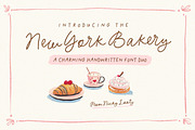 New York Bakery Font Duo, a Handwritten Font by Nicky Laatz (Thumbnail 1 of 29)