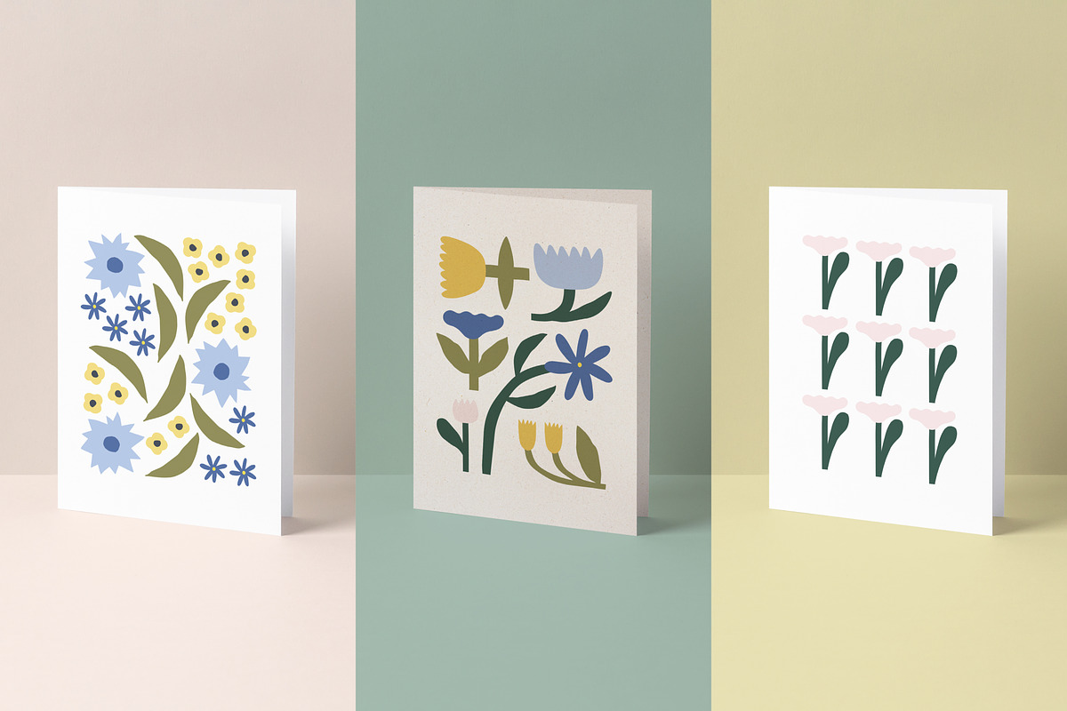 Double Card Mockup Bundle, a Print Template by Studio MVDM (Photo 4 of 8)