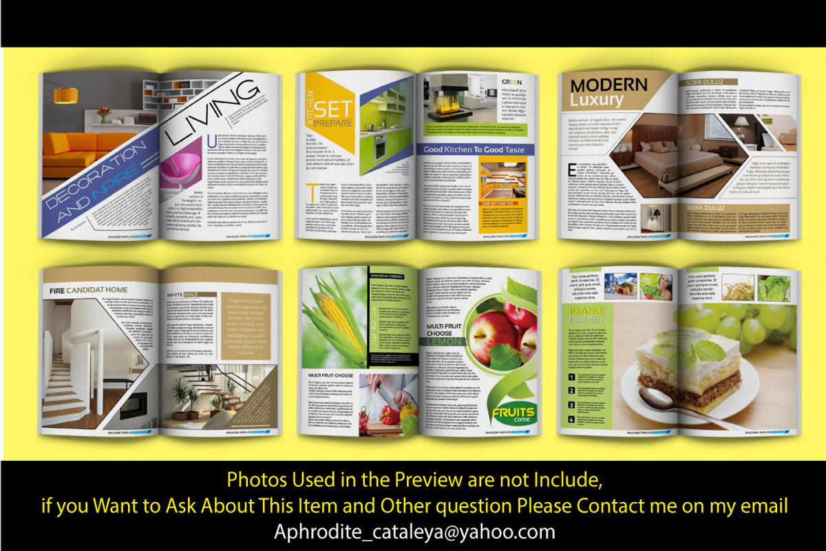 Creative Indesign Magazine Template, a Magazine Template by Orlin (Photo 3 of 5)