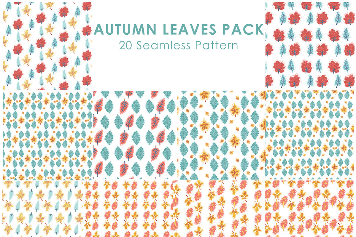 Hand made Autumn Organic Pattern Kit, a Pattern Graphic by Design Unique (Photo 13 of 13)
