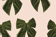 Green Bow Collection Seamless (9), a Pattern Graphic by Amy Lynn Grover (Thumbnail 2 of 9)