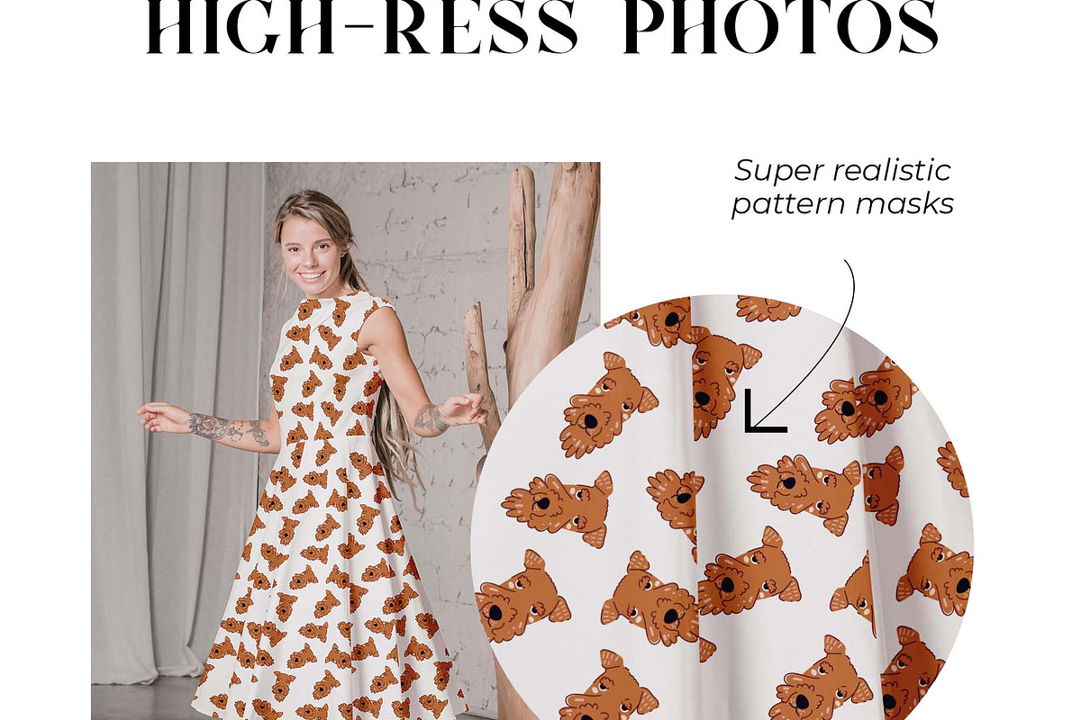 Women Sleeveless Dress Mockup Bundle, an Apparel Mockup by Neutral Mockups (Photo 7 of 8)