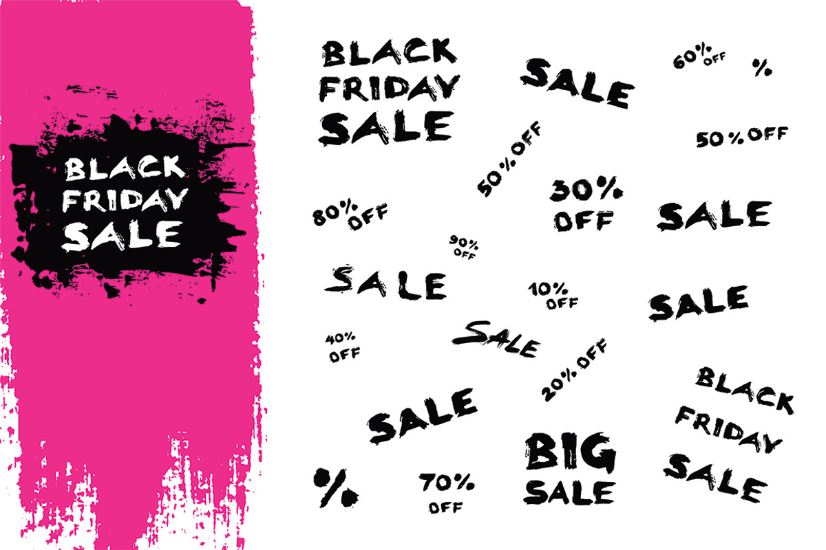 Sale Banners from Brush Strokes, an Object Graphic by Amovitania (Photo 3 of 3)