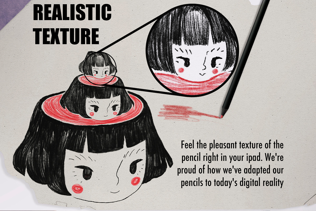 Color Pencils Procreate Brushes, a Brush Add-On by Easy Procreate (Photo 4 of 10)
