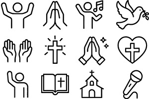 Vector illustration of line icons, an Illustration by ZinetroN