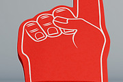 3D Sample Fan Foam Finger model, an Object 3D Model by Vitamin (Thumbnail 4 of 6)