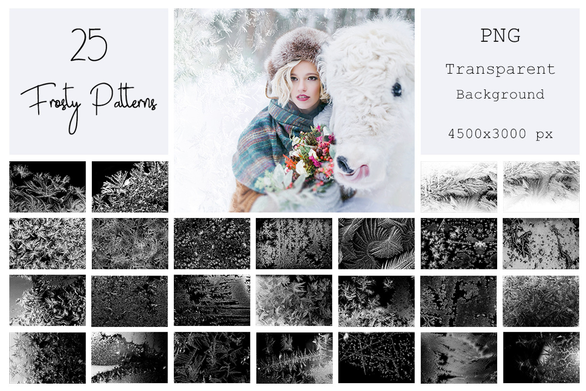 35 PNG Frosty Pattern Overlays, a Texture Graphic by LovePhotoMoment (Photo 10 of 11)