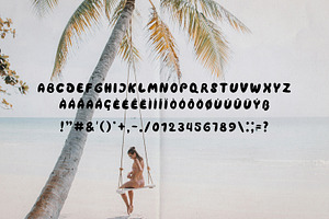 Lagoon Lush Bold Handmade Font